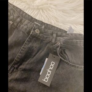 Acid wash high waisted mom jeans